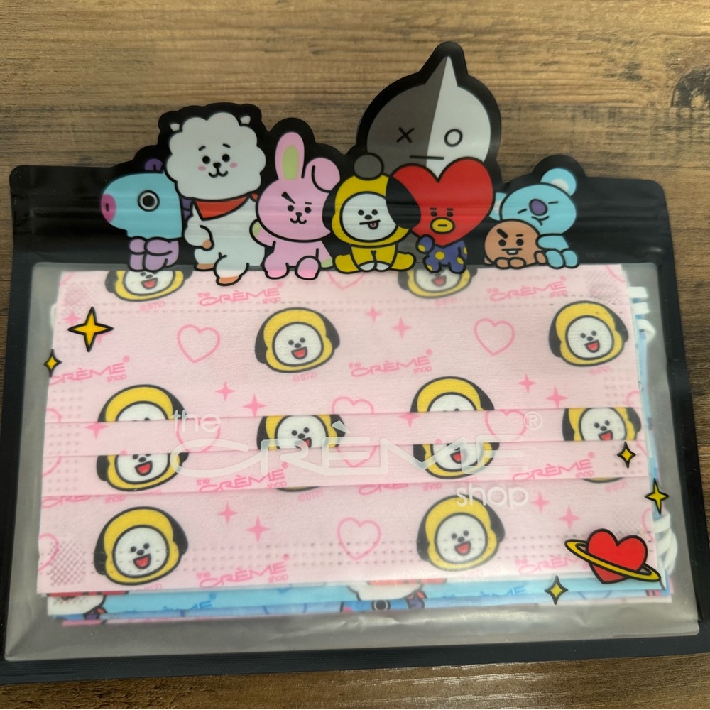 The Crème Shop BT21 Face Mask Set (Pastel Version)